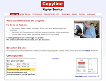 Tablet Screenshot of copyline-mainz.de